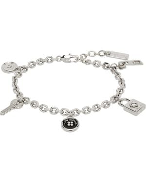 Marc Jacobs Button Charm Bracelet - Black