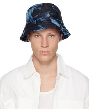Dries Van Noten Printed Bucket Hat - Blue
