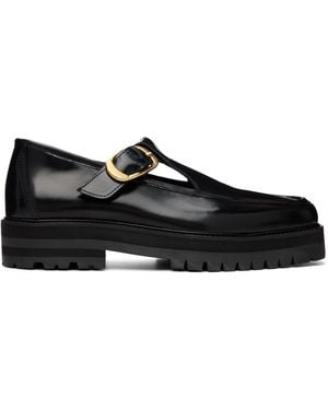 Ernest W. Baker T-Bar Loafers - Black