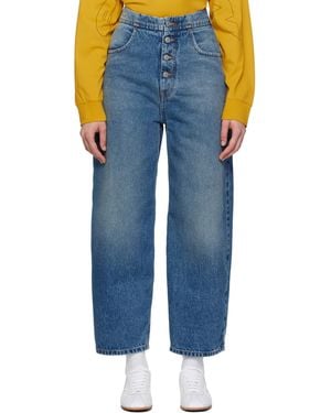 MM6 by Maison Martin Margiela ブルー ストレートレッグ ジーンズ