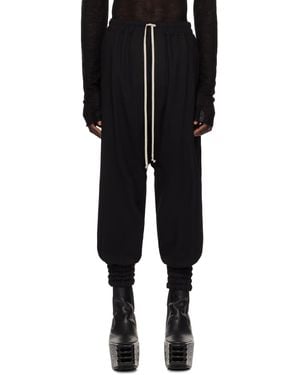 Rick Owens Porterville Dietrich ドローストリング トラウザーズ - ブラック