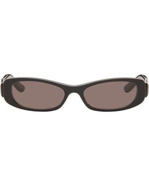 Balenciaga Rectangular Sunglasses - Brown