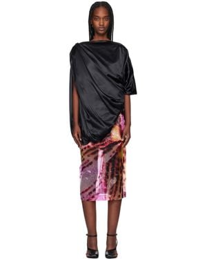 Dries Van Noten ブラック シルク ブラウス