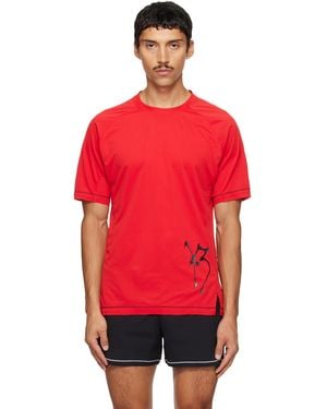 Y-3 Chito Edition Graphic Running Short Sleeve T-Shirt - Red