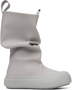 Yume Yume Ssense Exclusive Low Fisherman Boots - Grey