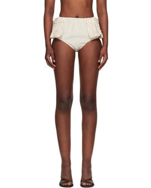 Dries Van Noten Ruffled Briefs - Multicolour