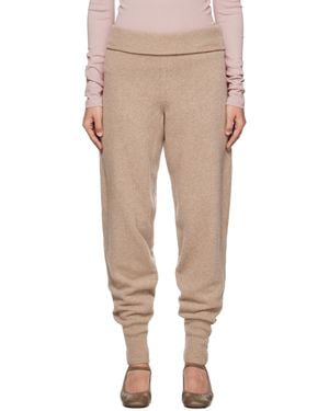 Lemaire Soft Rib Lounge Pants - Natural