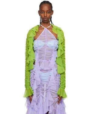 ESTER MANAS Ruched Cardigan - Multicolour