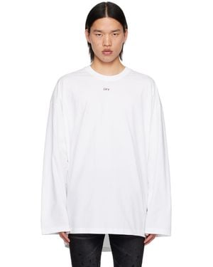 Off-White c/o Virgil Abloh Off- ホワイト Off Stamp 長袖tシャツ