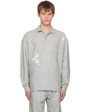SAINTWOODS Patches Polo - Grey