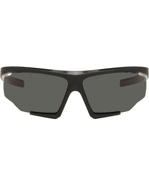 Prada ブラック 'Prada' Linea Rossa Impavid サングラス