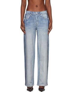 Rag & Bone Miramar Wide-Leg Track Trousers - Blue