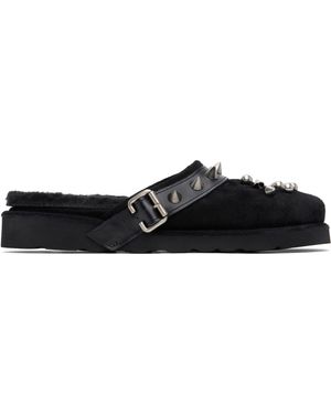 No Idea Wide Dough Rock Star Slippers - Black