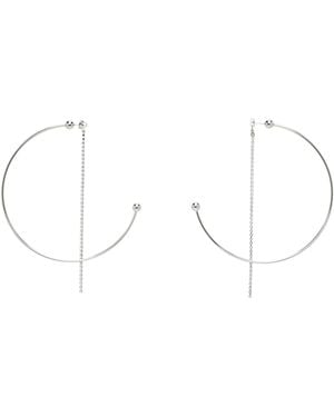 Justine Clenquet Justin Crystal Earrings - Metallic