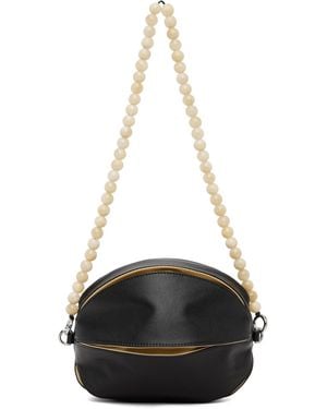Lemaire Balloon Slits Shoulder Bag - Black