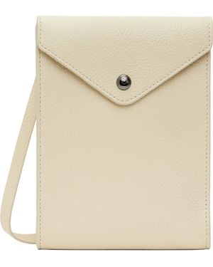 Lemaire Off- Enveloppe Strap Pouch - Natural