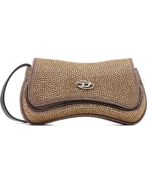 DIESEL Play-Small Crossbody Bag - Brown
