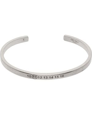 Maison Margiela Number Reference Cuff Bracelet - Black
