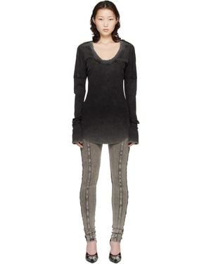 KNWLS Bellona Tunic Minidress - Black