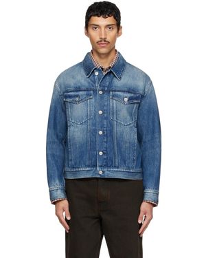 Dries Van Noten Faded Denim Jacket - Blue