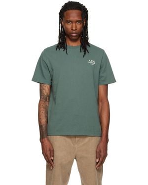 A.P.C. Standard 'Rue Madame' T-Shirt - Green