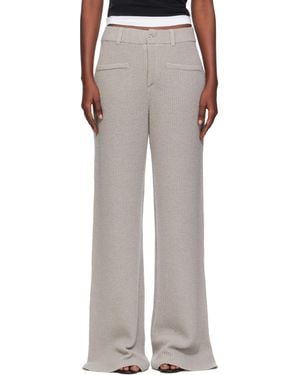 AYA MUSE Pantalon Ele Gris - Noir