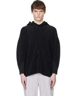 Homme Plissé Issey Miyake Monthly Colours February Hoodie - Black