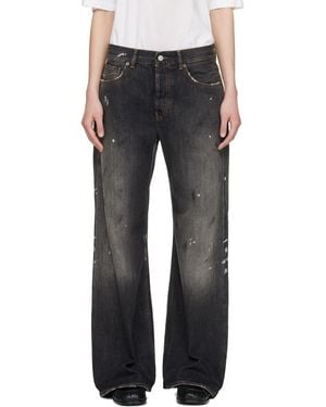 Acne Studios 2021F Regular Fit Jeans - Black