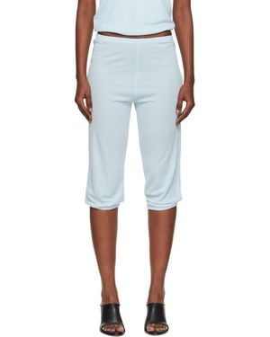 Bambou Roger Kwong Double Face Crêpe Jersey Dance Corsaire Lounge Pants - Black