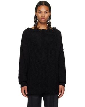 T/SEHNE Deep-Pleat Turtleneck - Black