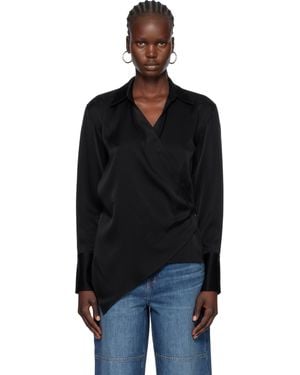 Helmut Lang Relaxed Wrap Shirt - Black