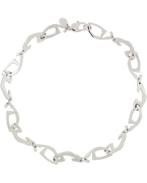 Perks And Mini '69' Chain Necklace - Metallic