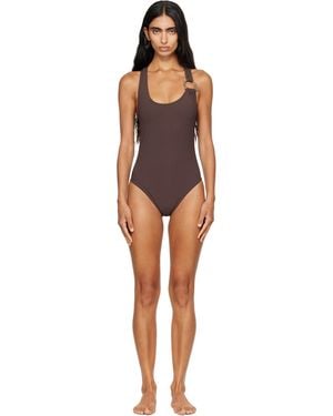 Ferragamo Gancini Full Swimsuit - Multicolour