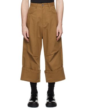 Adererror ブラウン Product. 80 トラウザーズ - ナチュラル