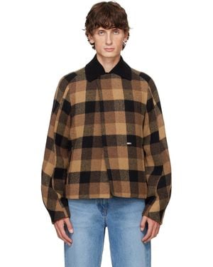 Adererror Check Jacket - Black