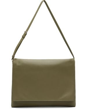 The Row Khaki Nan Shoulder Bag - Green