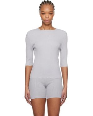 Rier Shortsleeves Silk T-Shirt - Black