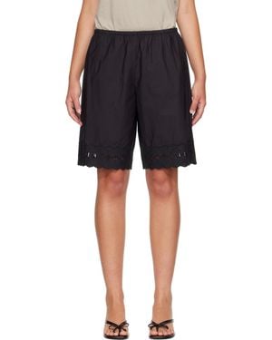 Sandy Liang Pepita Shorts - Blue