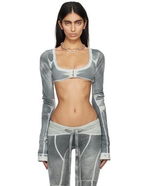 KNWLS Cardigan raze gris - Multicolore