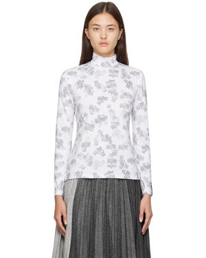 ROKH Mask Turtleneck - White
