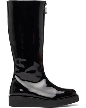 Ernest W. Baker High Zip Boots - Black