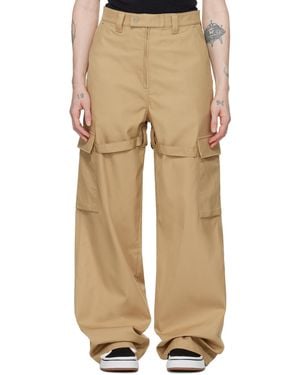 Ambush Relaxed-Fit Cargo Trousers - Natural