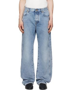 Balmain Loose-Fit Jeans - Blue