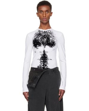 Y. Project Hairy Chest Long Sleeve T-Shirt - Black