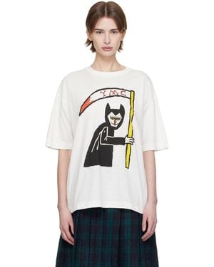 YMC オフホワイト Triple Vixen Tシャツ - ブラック
