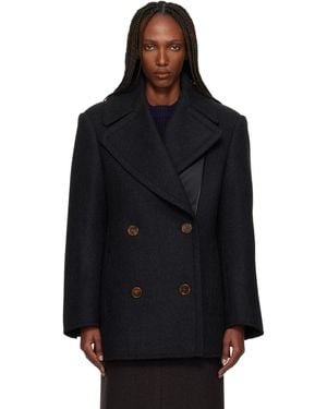 Lanvin Wool Peacoat - Black