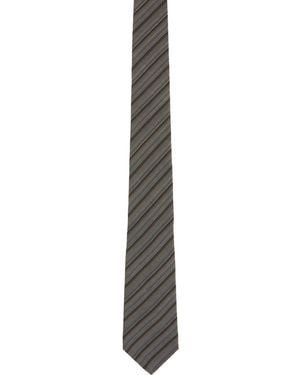Paul Smith Diagonal Stripe Tie - Grey