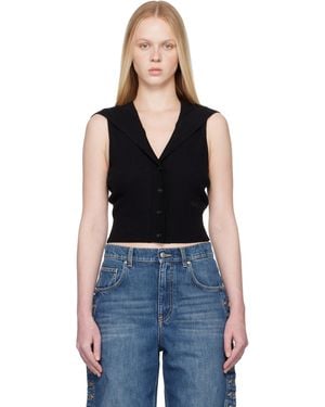 Stella McCartney Hooded Jumper Vest - Black