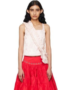 Sandy Liang Carry Tank Top - Red