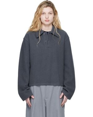 Rier Fleece Polo - Blue